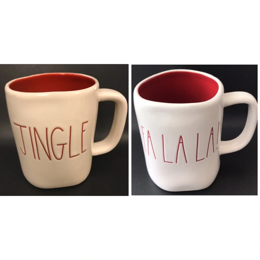 Rae Dunn Jingle & Fa La La Mugs